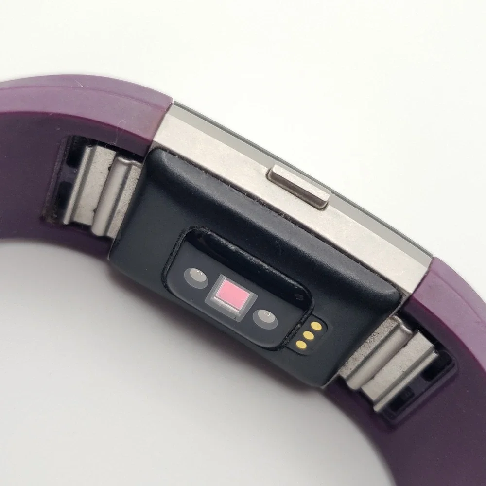 Fitbit Charge 2 Fitness Tracker Unisex Large Plum FB407 Heart Rate Sleep Monitor